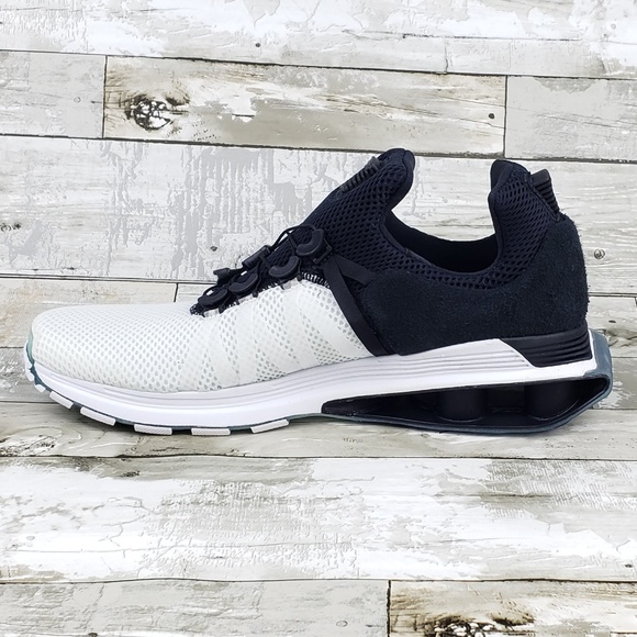 Nike Shox Gravity Mens Running Shoes Black/White - Picture 2 of 8